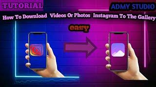 (CC) How To Download Videos Or Photos to Gallery Without Application