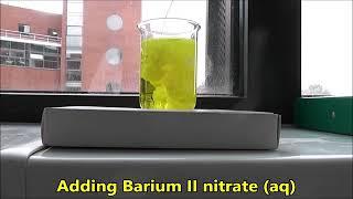 How to make bright yellow Barium chromate ( Easy ).