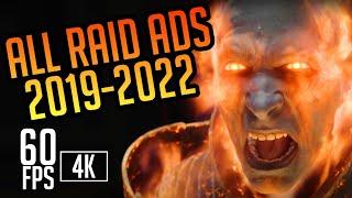 ALL RAID SHADOW LEGENDS ADS (2019 - 2022) in 60fps 4K #notsponsored