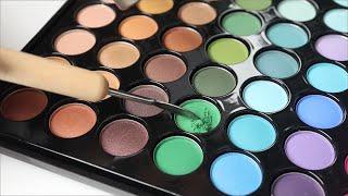 ASMR Destroying Cosmetics (Shadow Palette) 88가지 색상 섀도우 부수는 대환장 파티