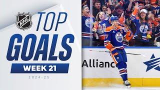 Top NHL Goals of Week 21 | 2024-25 Highlights