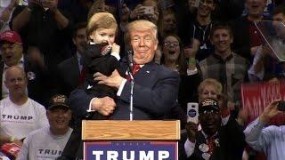 Tiny Trump steals the show