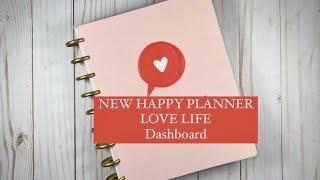 The Happy Planner New Dashboard Love Life | 2021 Spring Release