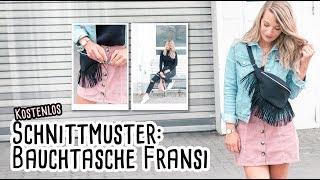 Bauchtasche Fransi - Snaply Magazin - kostenloses Schnittmuster // delari