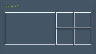 Create a Simple #CSS #Grid Template #Layout for a Photo Array or Products Display