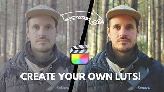 CREATE & SELL Your Own LUTs in Final Cut Pro X || Color Finale Pro 2