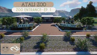  Atali Zoo Entrance | Planet Zoo Speed Build | Atali Zoo Ep. 1