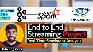 Spark Kafka Cassandra | End to End Streaming Project