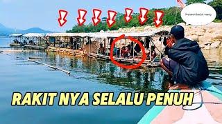 Suatu keberuntungan berangkat siang masih kebagian lapak || mancing Jatiluhur terbaru???