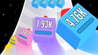 CUBE ZONE io - Level Up Cube (NOOB PRO HACKER) Max Level Gameplay