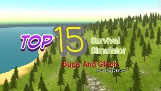 Top15 Best Of Bug's And Glitch || Survival Simulator.1080p