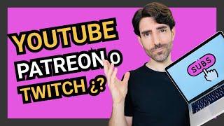 ¿CONTENIDO de PAGO? Patreon vs. Twitch vs. YouTube 🟠 🟣  Vlog #735