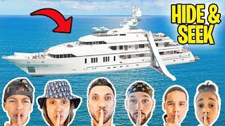 HIDE & SEEK on a 30 Million Dollar YACHT!  | The Royalty Family