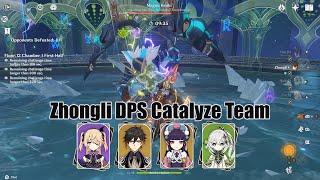 Spiral Abyss 4.0 - Zhongli DPS Catalyze Team - Genshin impact