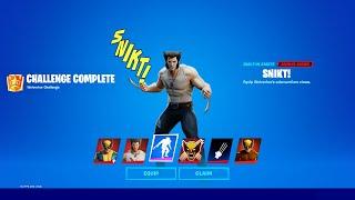 NEW Fortnite Wolverine Logan Skin Challenge