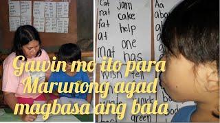 TIPS!PAANO MATUTO AGAD MAGBASA ANG BATA/ Isturis Vlog