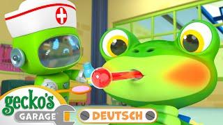 Gecko ist krank | 60-minütige Zusammenstellung｜Geckos Garage｜LKW für Kinder