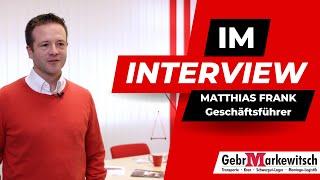 5 Fragen an Matthias Frank (Geschäftsführer bei Gebr. Markewitsch)