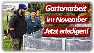 Gartenarbeit November | Kürbis geklaut, Chili Ernte, Hochbeet befüllen