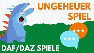 Ungeheuerspiel | DaF/DaZ Spiel | Grammatik spielerisch lernen | Deutschunterricht