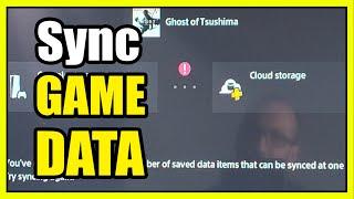 How to Sync Game Data on PS5 to the CLOUD Storage (Back Up Tutorial)