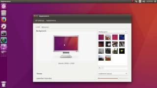 Customize Appearance of the Ubuntu 16 04 LTS