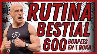 Rutina Bestial: ¡600 Burpees en una hora!