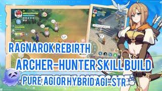 Ragnarok Rebirth Archer-Hunter  Skill Build #ragnarokrebirth #ror #ro #gnjoy #builds #archer #hunter