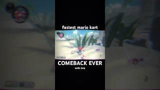 fastest mario kart final lap comeback #mario #mariokart #mk8dx #nintendo