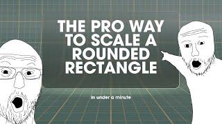After Effects | The pro way to scale a rounded rectangle in under a minute