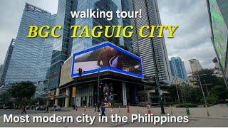 BGC Taguig, Full tour! Bonifacio Global City, Taguig City, Manila, Philippines.