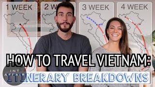 How to travel Vietnam | 1, 2, 3 & 4 Week Itinerary BREAKDOWNS