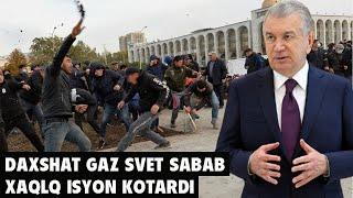 METAN GAZ O'RTIDAN XALQ ISYON KO'TARDI