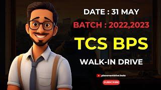 𝐓𝐂𝐒 𝐌𝐀𝐒𝐒 𝐇𝐈𝐑𝐈𝐍𝐆 𝟐𝟎𝟐𝟒: TCS BPS Jobs for Freshers | Salary ₹15,000 per month | Jobs in TCS 