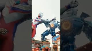 Torang pasukan damai Batudaa versi Ultraman vs robot