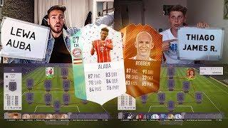 FIFA 18: BAYERN vs DORTMUND Squad Builder Battle  vs Fifagaming  Wakez