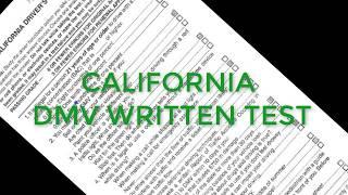 California DMV Written Test 2023 | SET 2