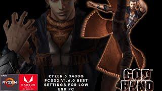 God Hand PCSX2 1.6.0 Best Settings for Low End Pc | Ryzen 5 3400g Test