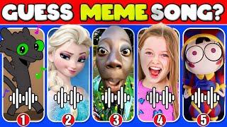 Guess The Meme & Youtuber By Song #1| Lay Lay, King Ferran, Salish Matter, MrBeast, Elsa, Tenge Song