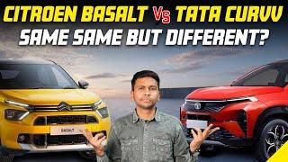 Tata Curvv vs Citroen Basalt - Which one is more exciting? | Looks, Interior & More | Comparison