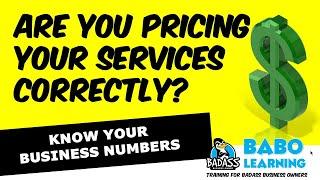 How to Price Correctly in a Service Based Business