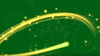 Particles Light Green Screen 2