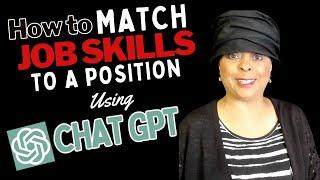 How to match job skills Using ChatGPT