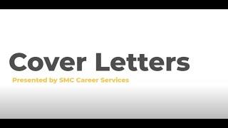SMC Interaction Design and Graphic Design (Cover Letters)