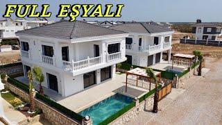 Didimde Satılık Hali Hazırda Hiç Masrafı Olmayan Full Eşyalı Havuzlu Müstakil Akıllı Villa / No:124