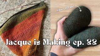 Shift Cowl, Knit Picks Palette Sweater, Wedding Quilt, & Cardi Cocoon | Knitting Podcast ep. 22