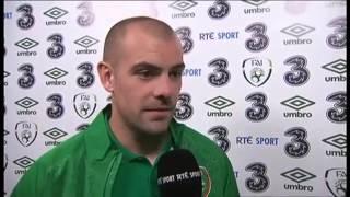 Republic of Ireland v Oman - Post Match Interview - Darron Gibson (3/9/14)