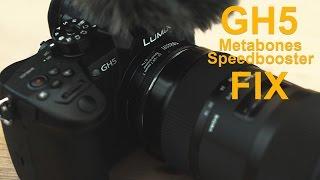 GH5 & Metabones SpeedBooster XL Freezing *FIX* using Sigma 18-35