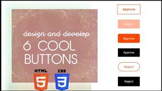 HTML & CSS  Button Effects Animation Design  | Beginner-Friendly Tutorial | #webdev #html #css