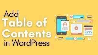 How to Add Table of Contents to Posts, Pages in WordPress Site #WordPress